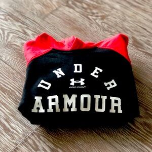 Boy’s Under Armor Red/Black Hoodie